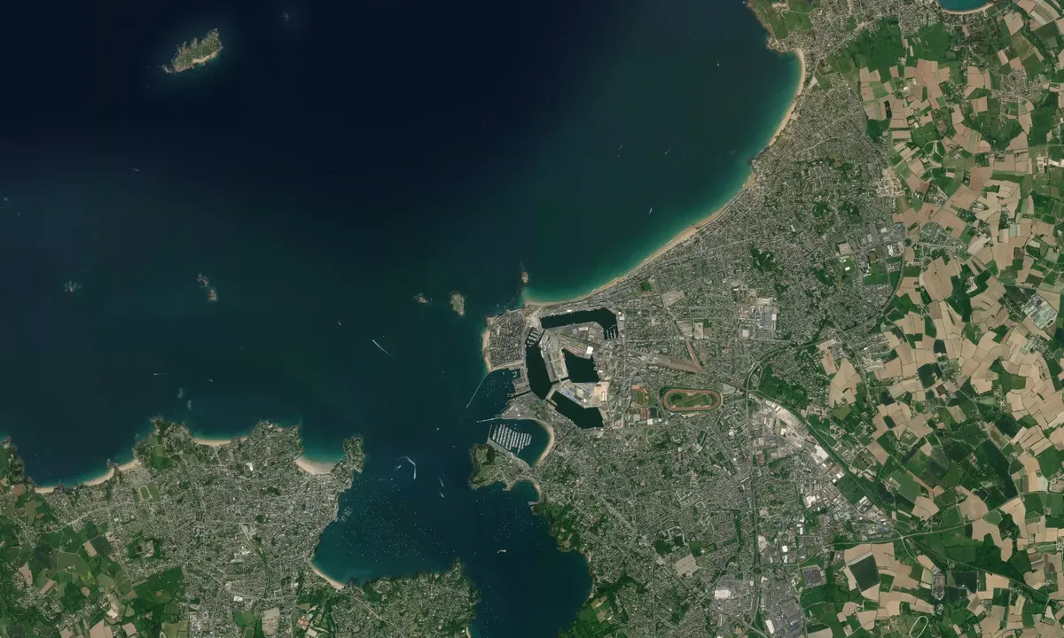 Flyfoto av Bassin Vauban