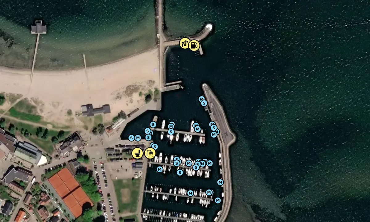 Satelite image of Båstad