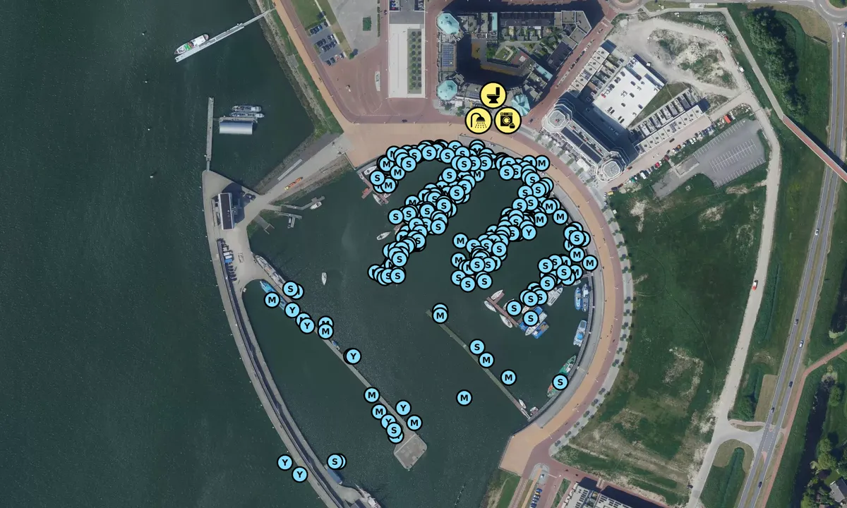 Satelite image of Bataviahaven