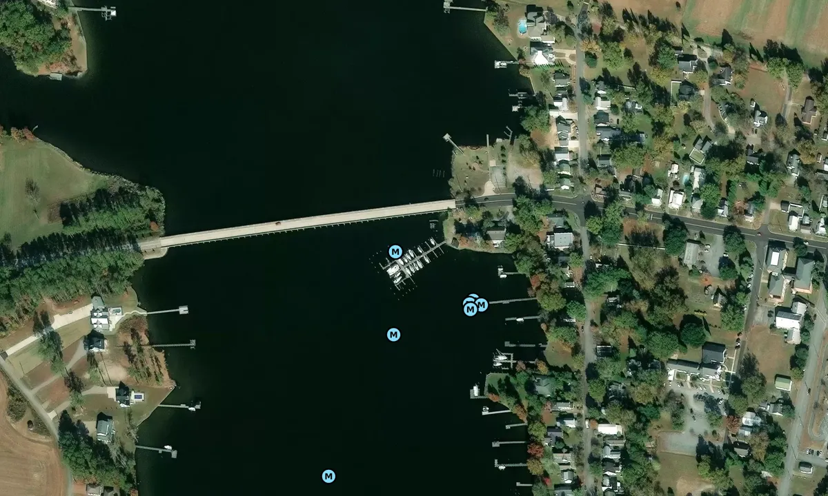 Satelite image of Bath Harbor Marina
