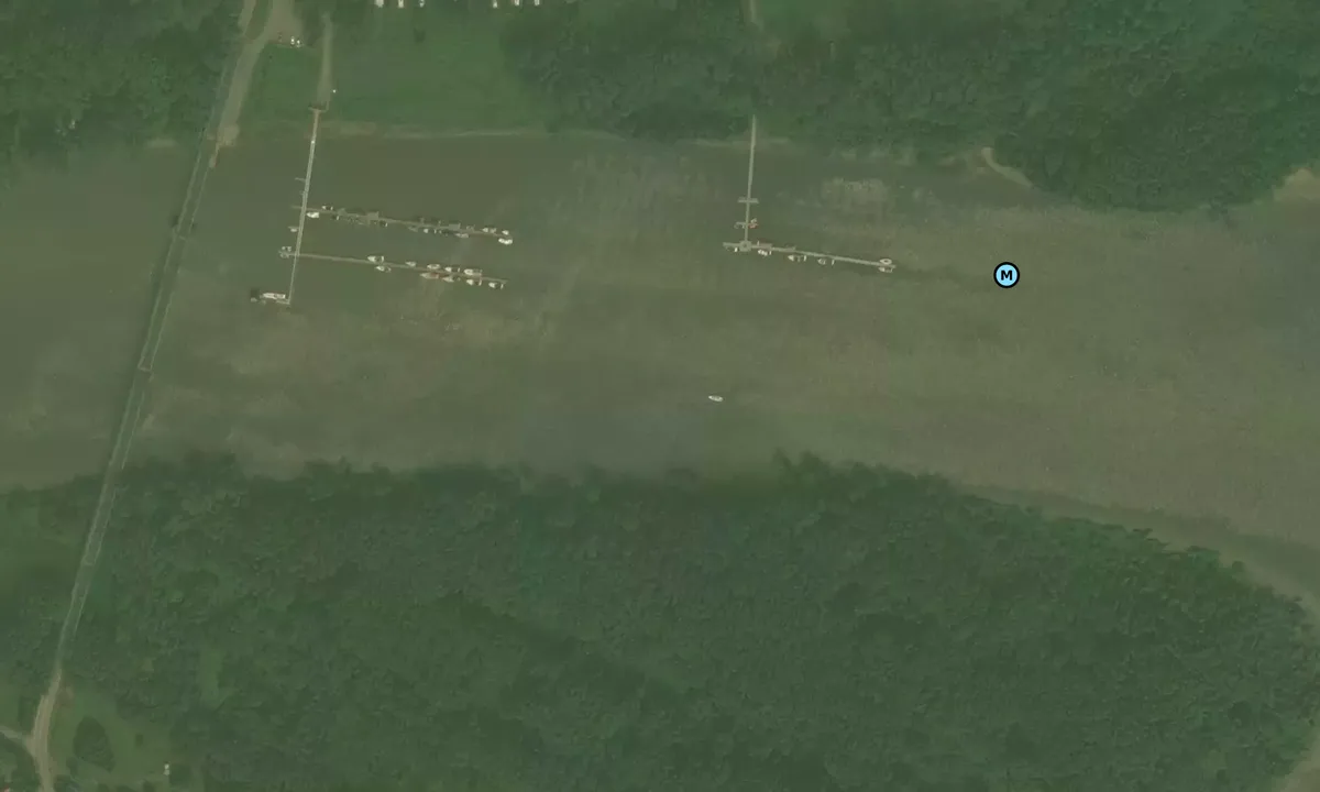 Satelite image of Batiscan River