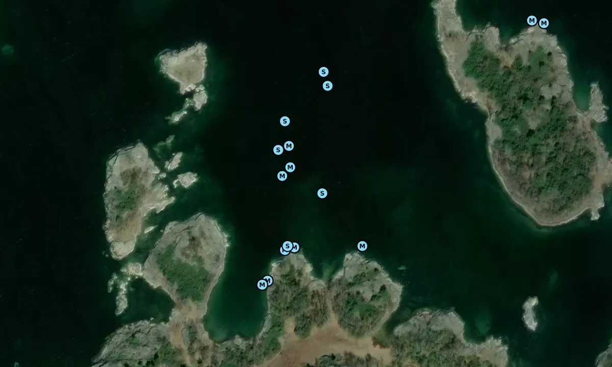 Satelite image of Båtveskär