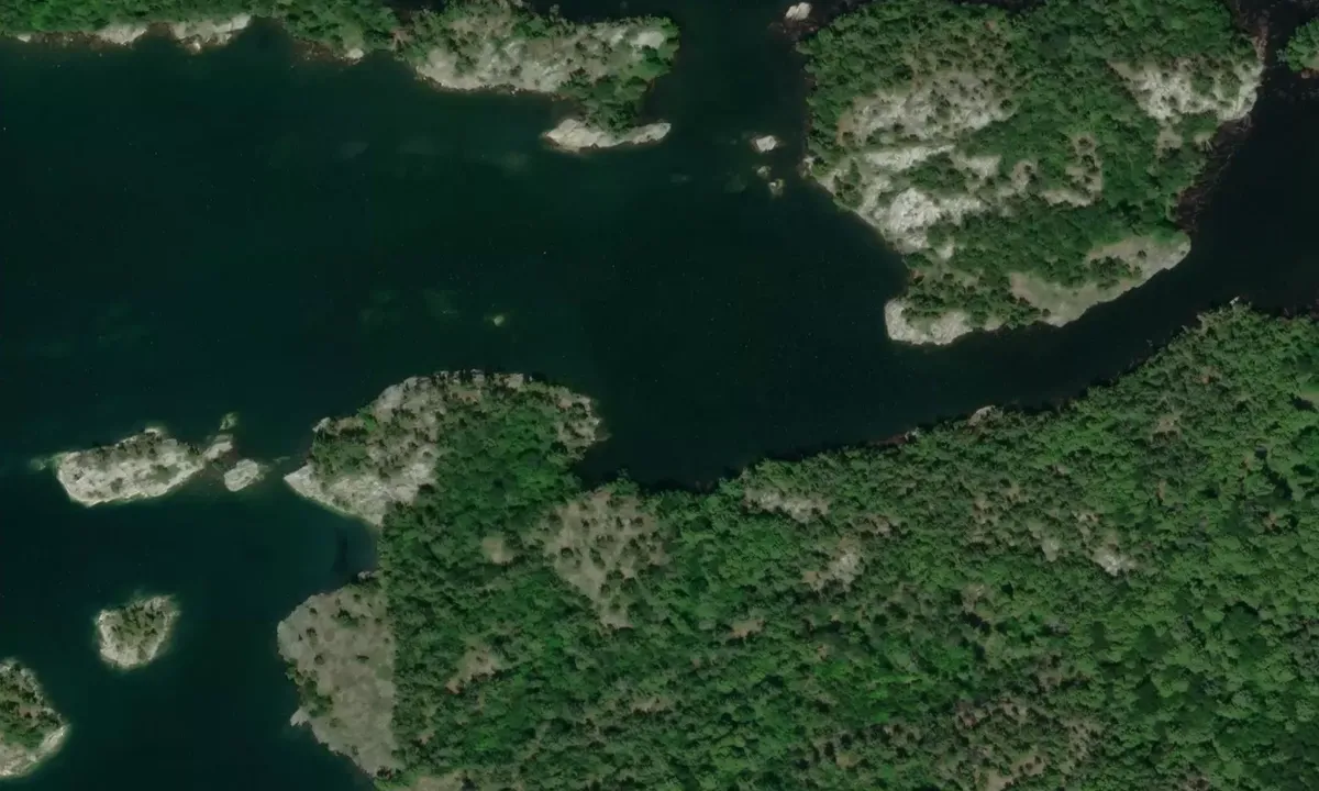 Satelite image of Baxter cove