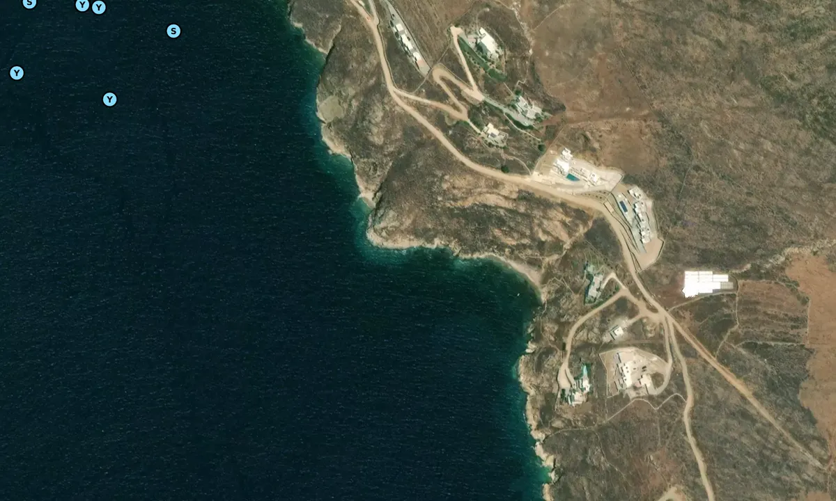 Satelite image of Bay Livadi East