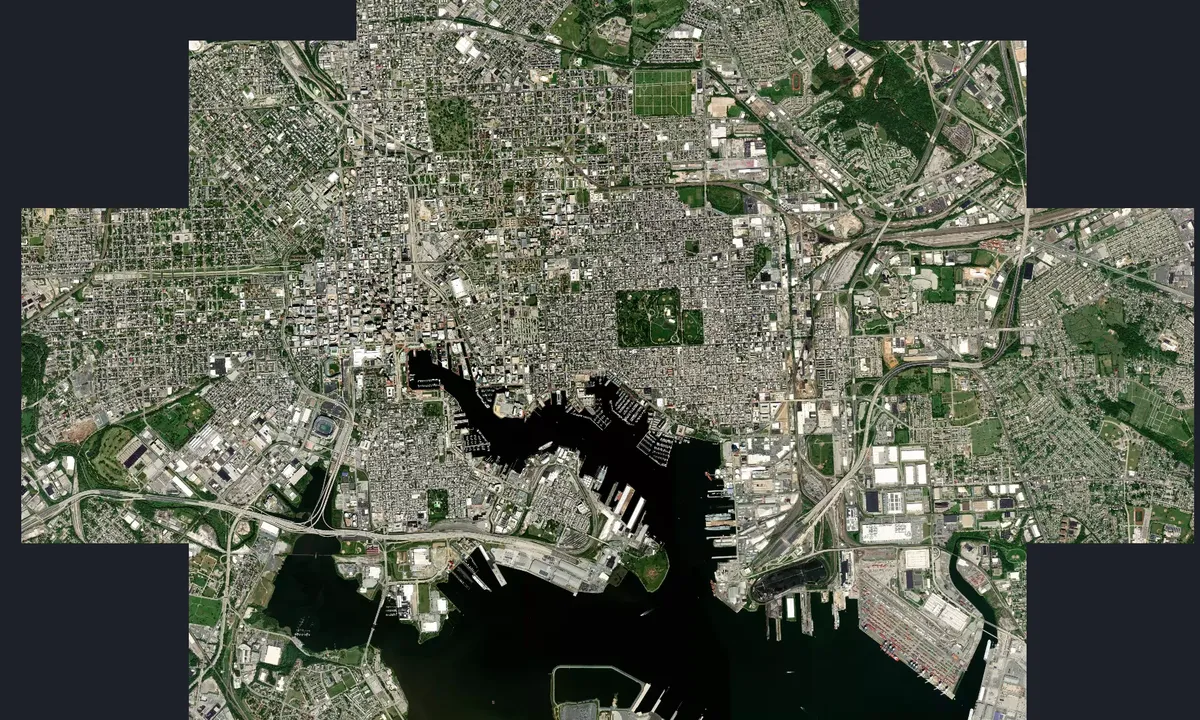 Flyfoto av Bayview Marina - Baltimore