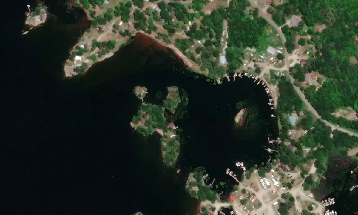 Satelite image of Bayview Marine Resort