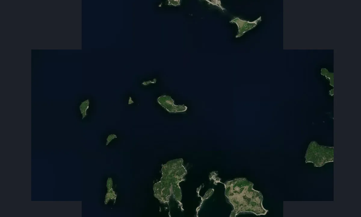Flyfoto av Beach Island South