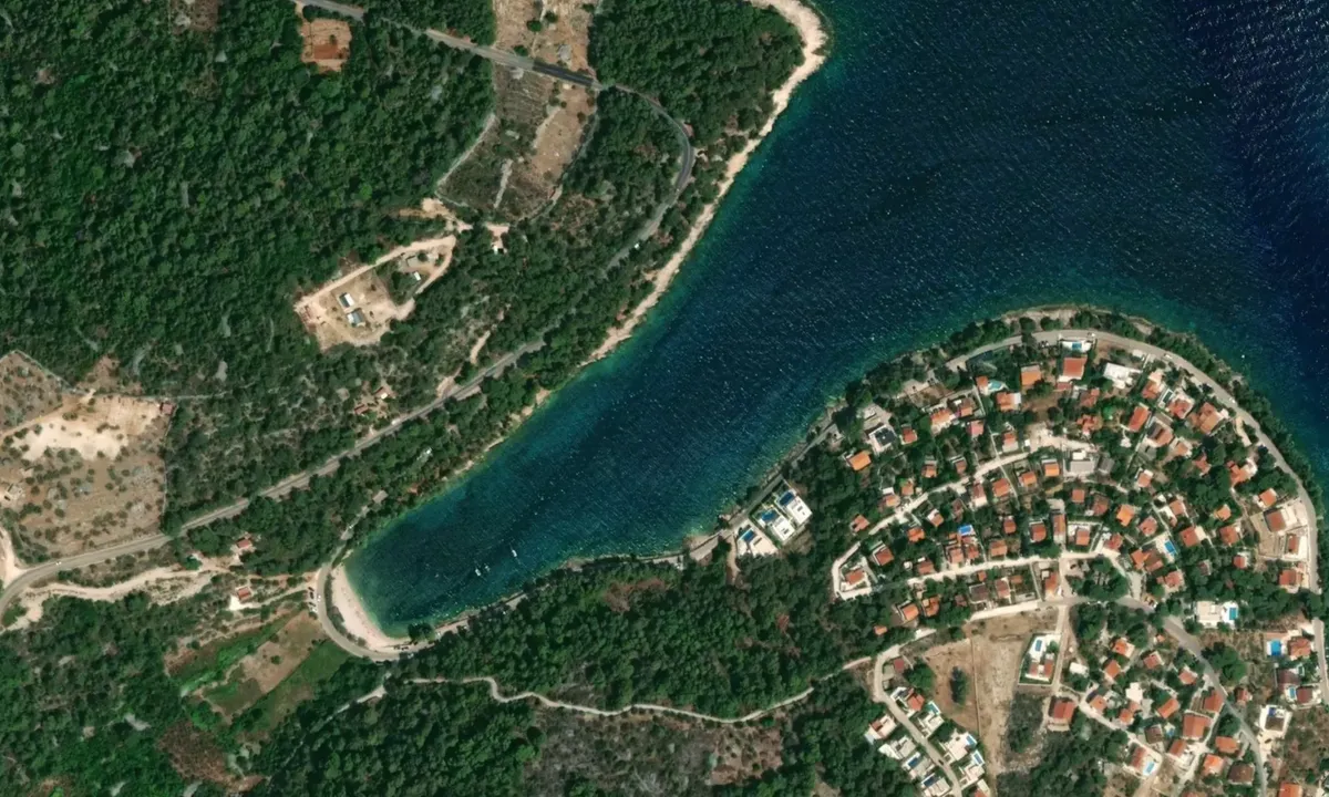 Flyfoto av Beach Zastup