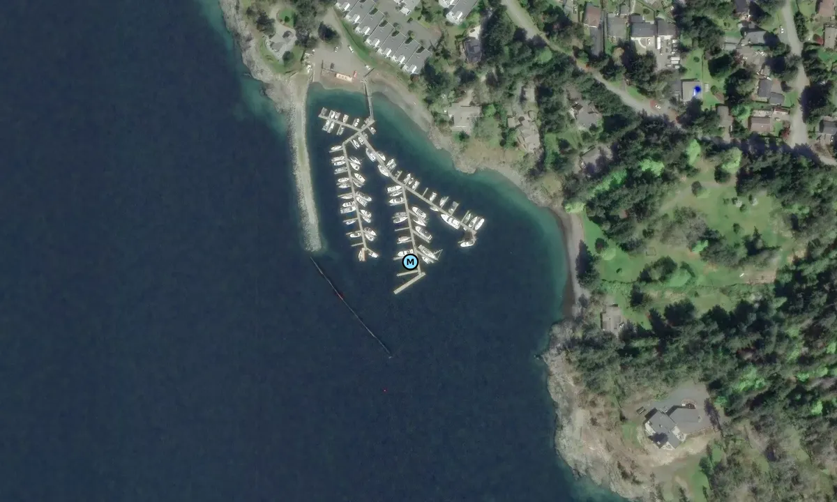 Satelite image of Beachcomber Marina