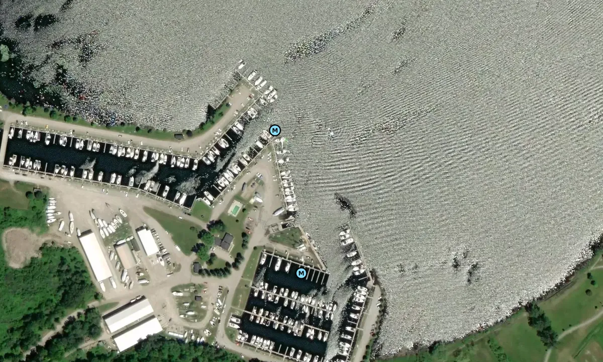 Satelite image of Beacon Bay Marina - Penetanguishene
