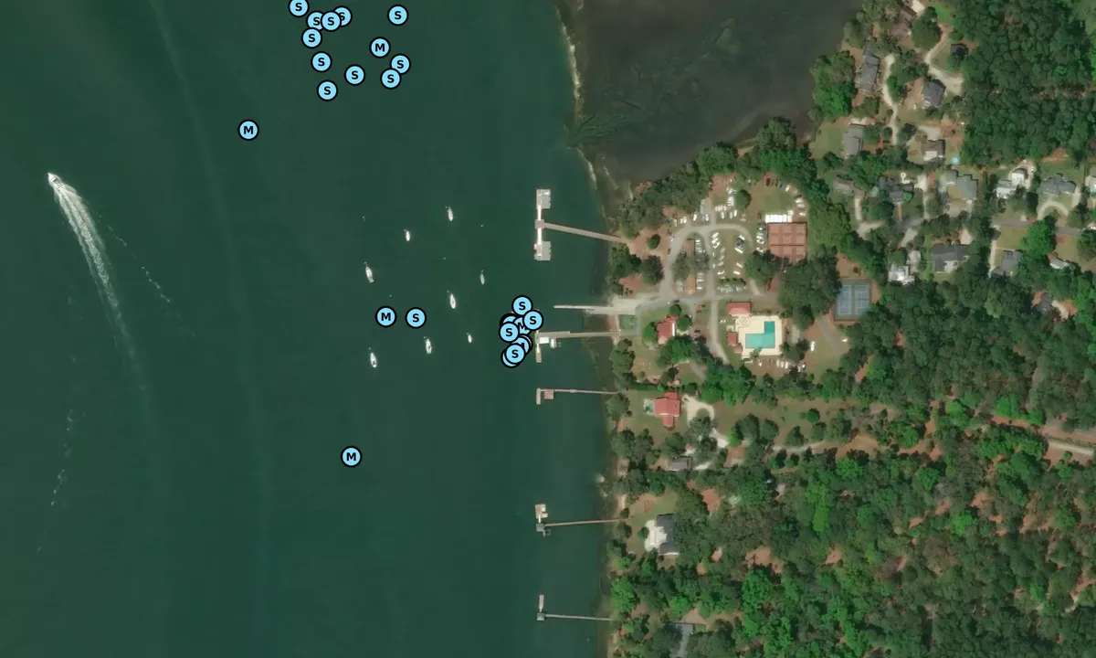 Satelite image of Beaufort Yacht and Sailing Club