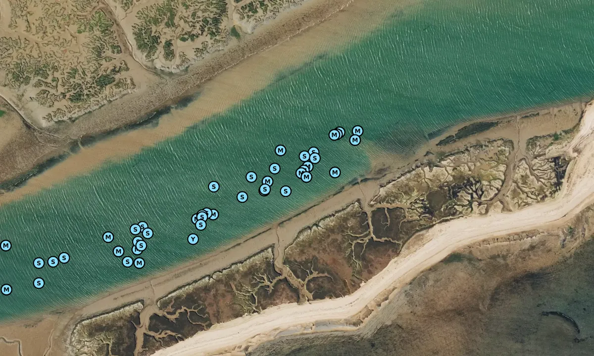 Satelite image of Beaulieu River
