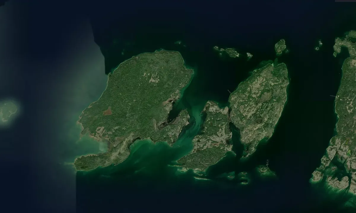 Flyfoto av Bedford Harbor