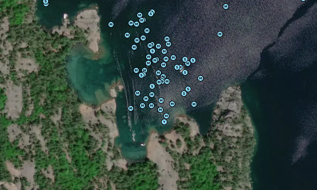 Satelite image of Benjamin Island