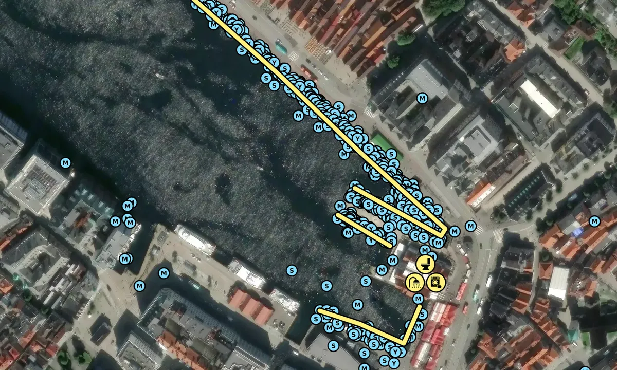 Satelite image of Bergen Gjestehavn
