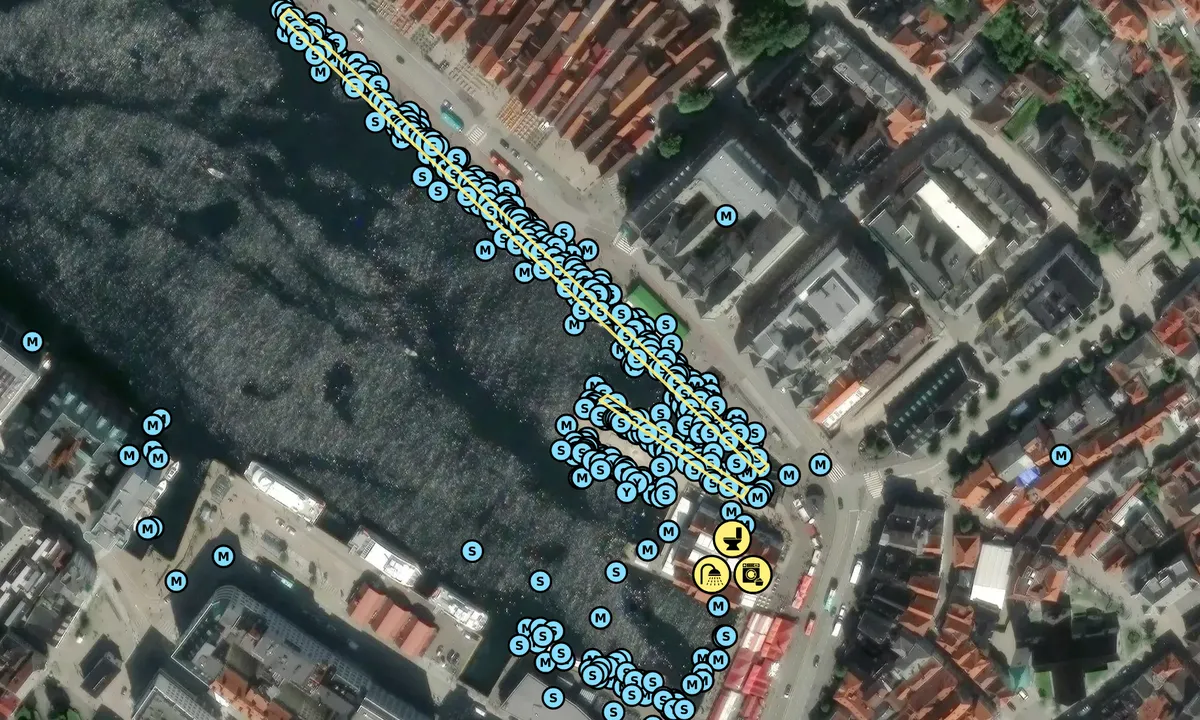 Satelite image of Bergen Gjestehavn