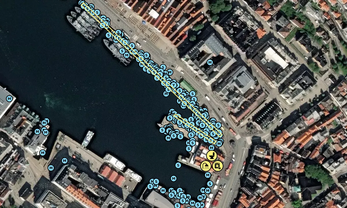 Satelite image of Bergen Gjestehavn