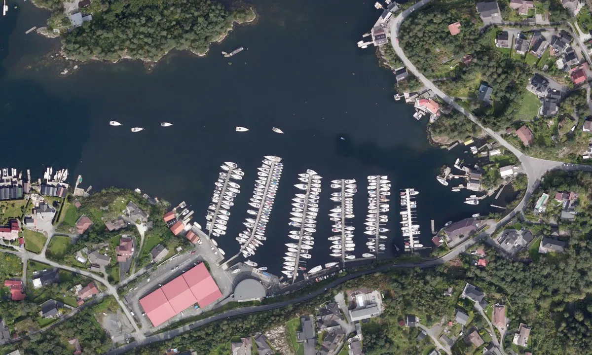 Flyfoto av Bergens Seilforening
