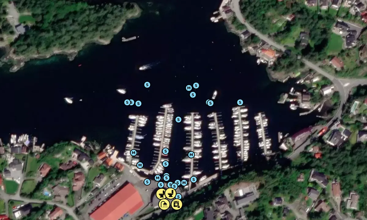 Satelite image of Bergens Seilforening