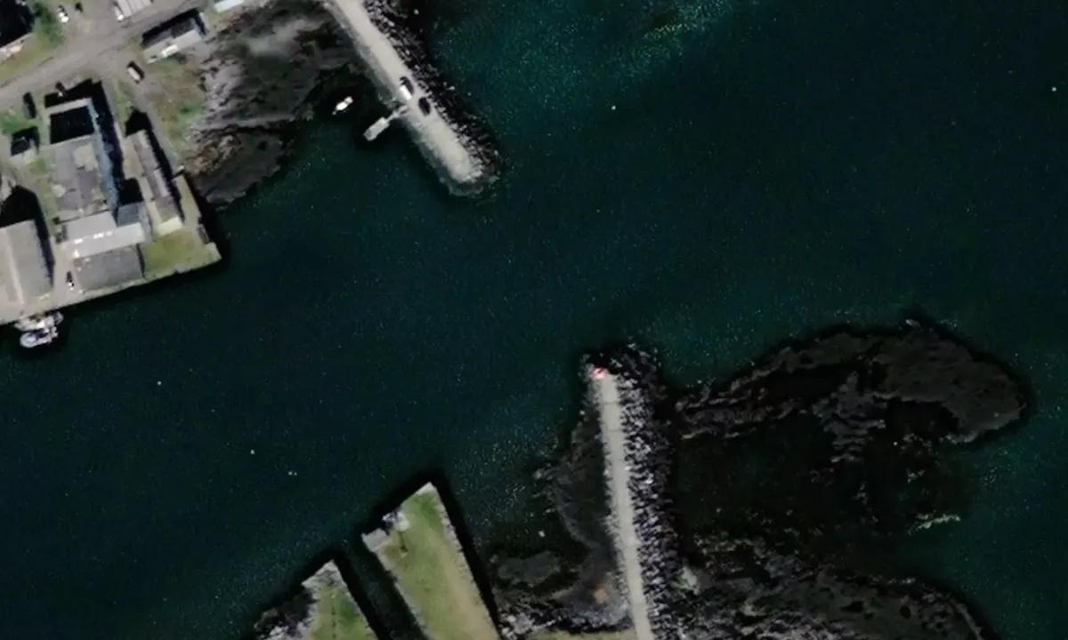 Satelite image of Berlevåg