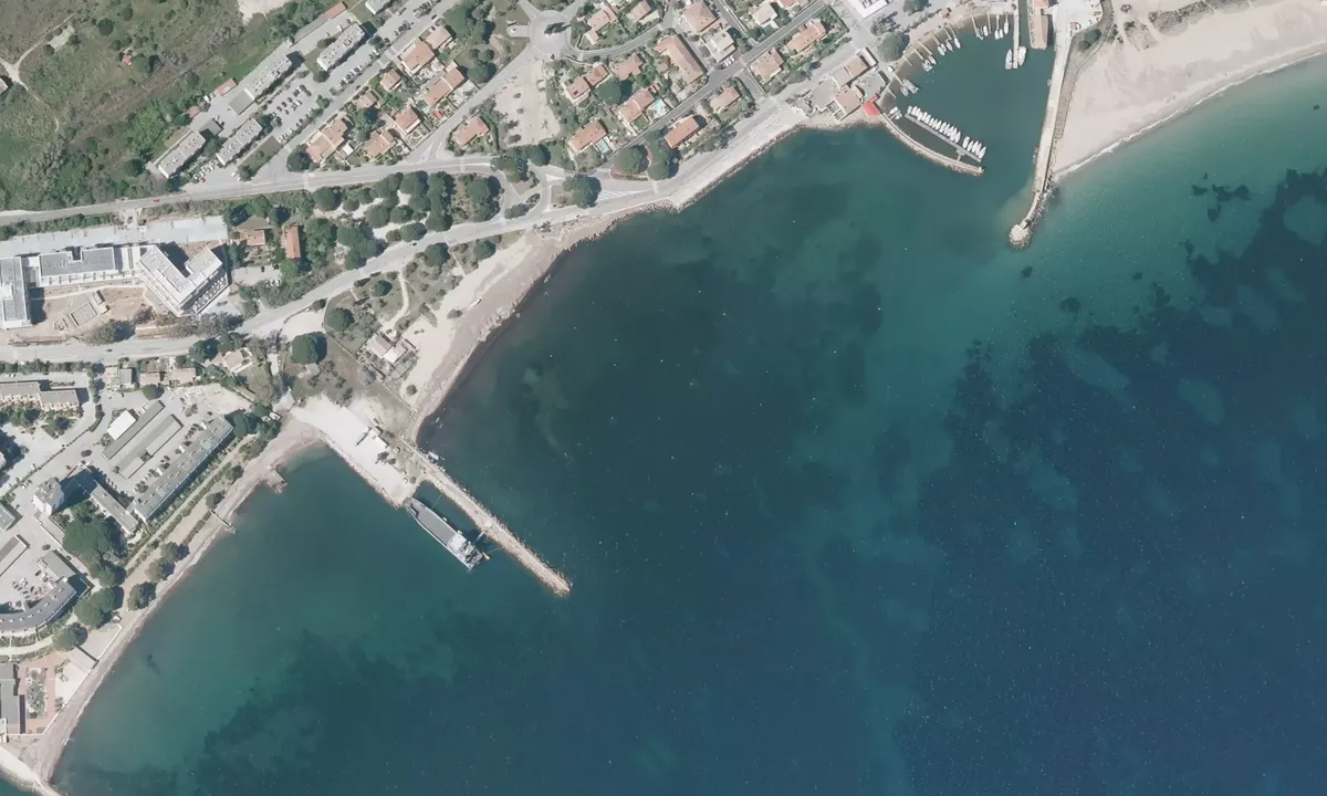 Flyfoto av Berriau Plage