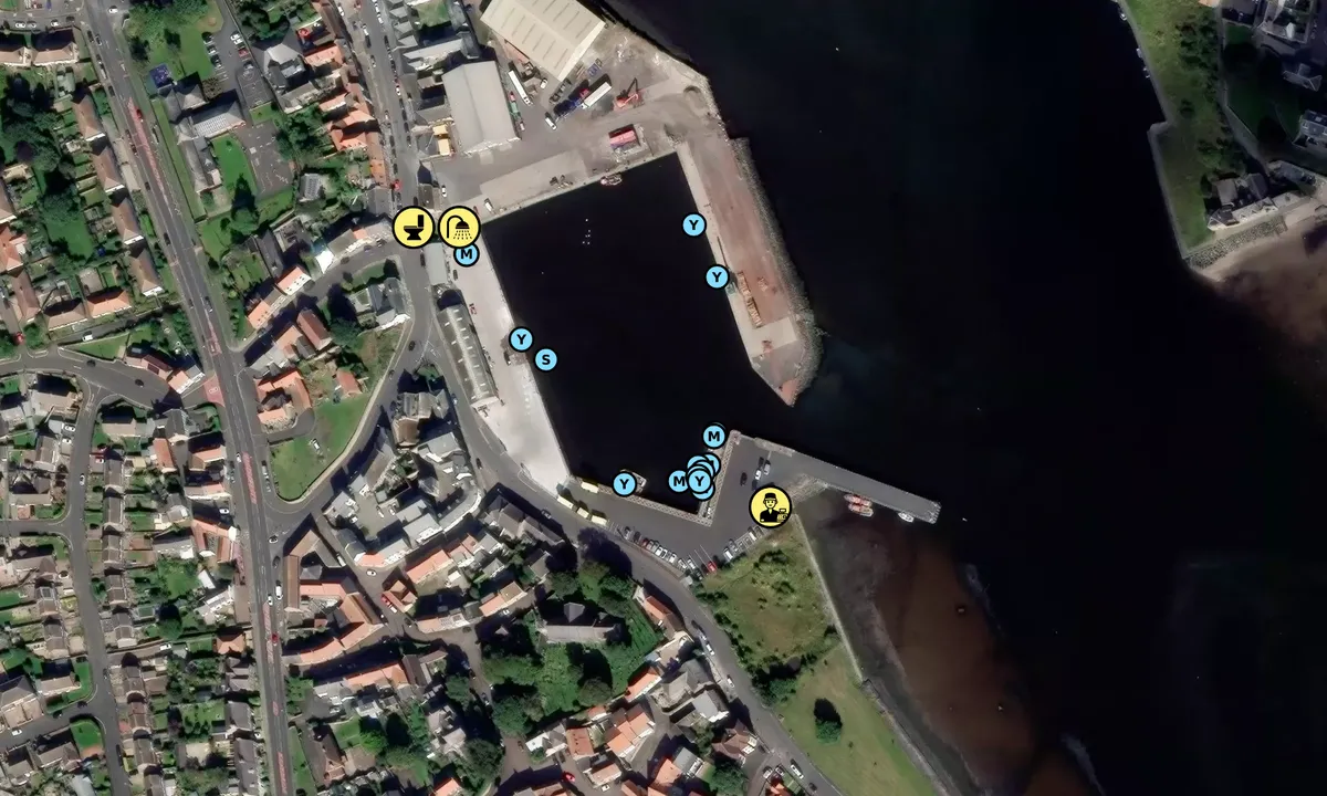 Satelite image of Berwick Harbour 1