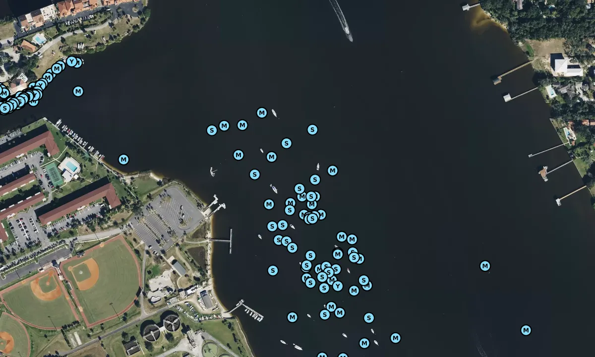 Satelite image of Bethune Point Park