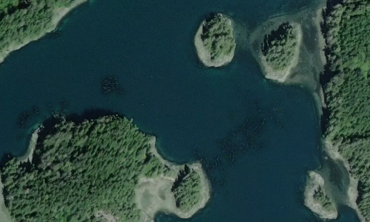 Satelite image of Beware Cove