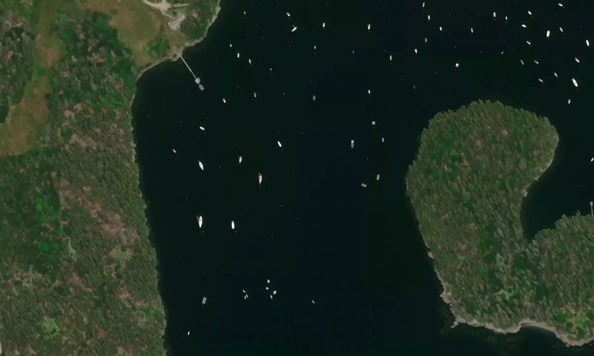 Flyfoto av BHYC Guest Mooring