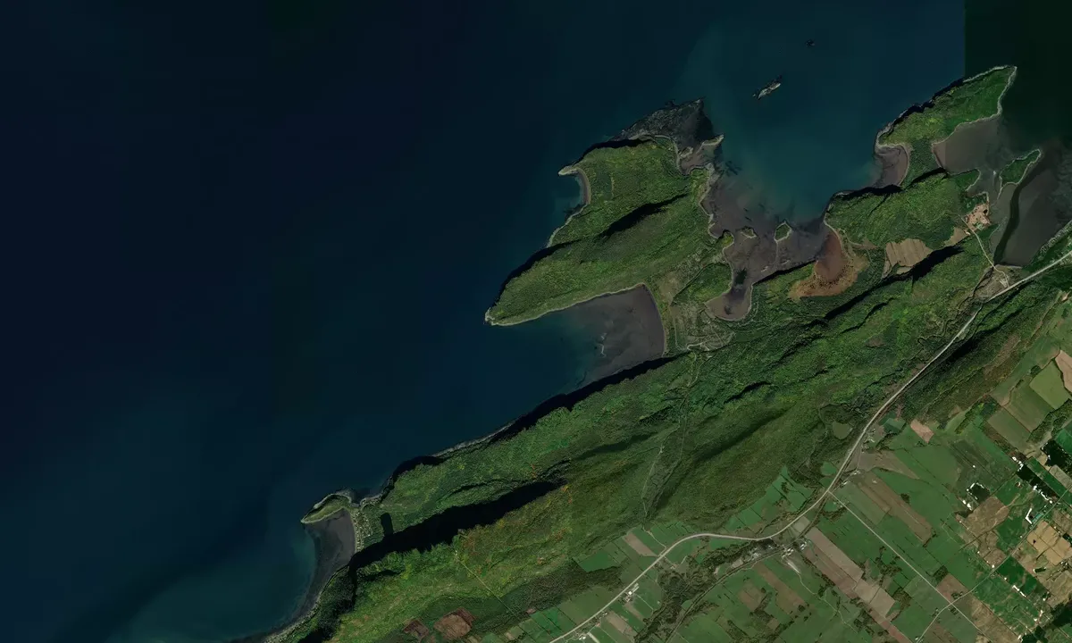 Flyfoto av Bic - Baie du Ha Ha (west)