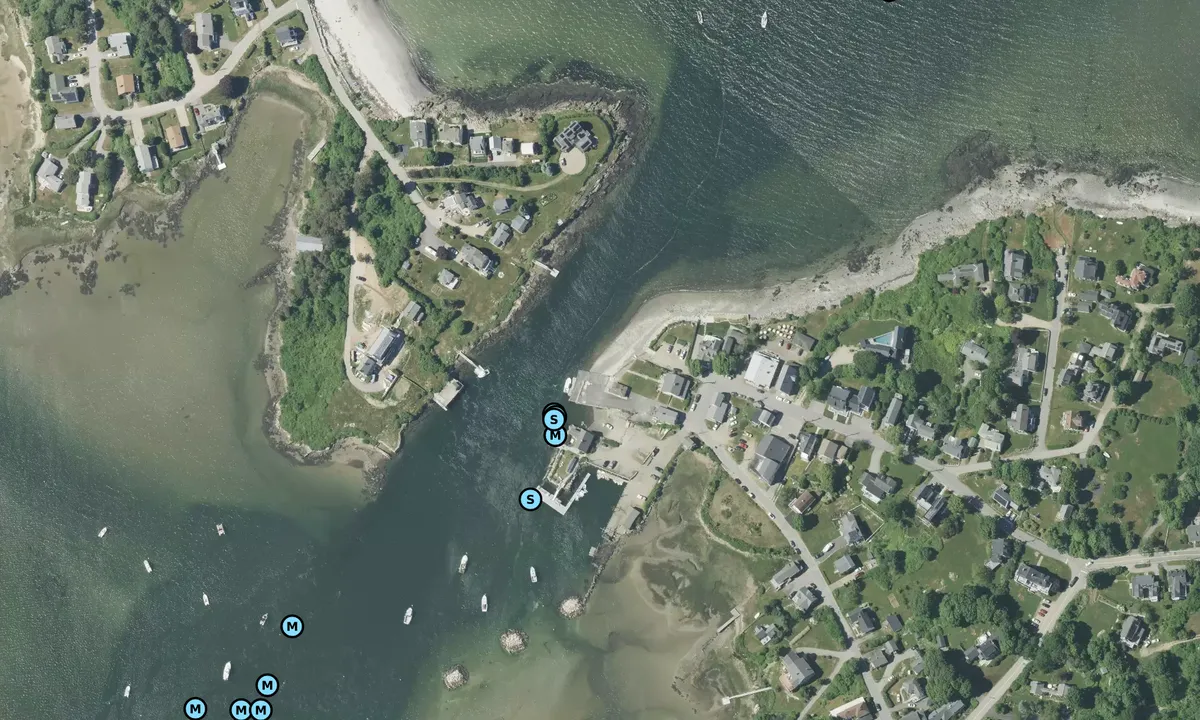 Satelite image of Biddeford Pool Yacht Club