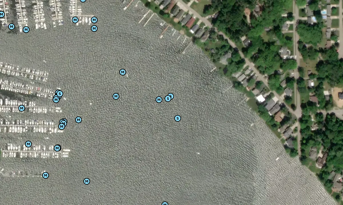 Satelite image of Big Bay