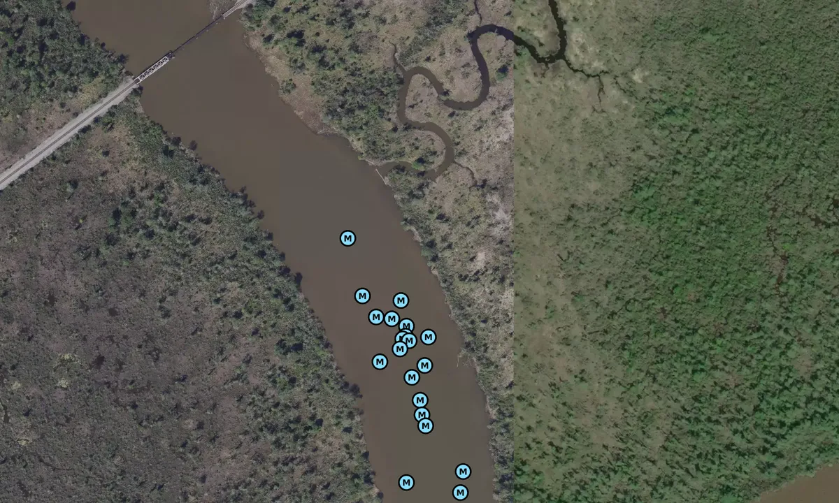 Satelite image of Big Bayou Canot - Mobile