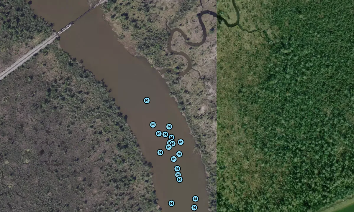 Satelite image of Big Bayou Canot - Mobile