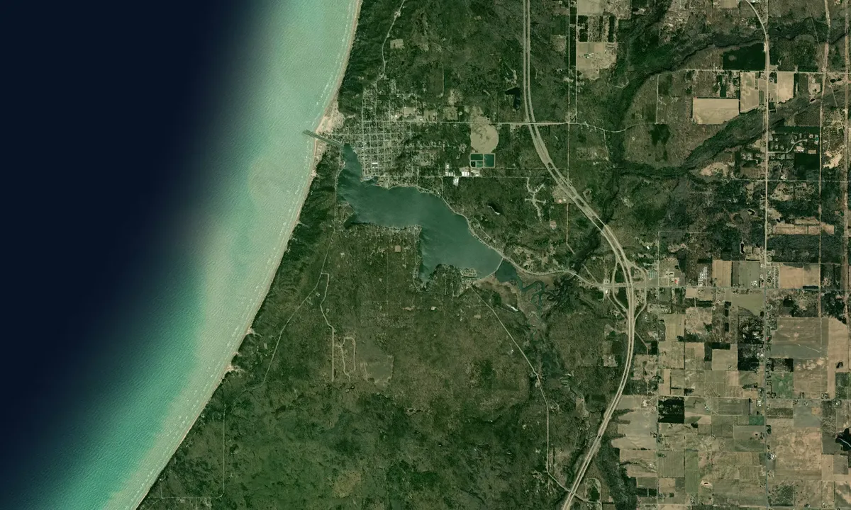 Flyfoto av Big Bayou - Pentwater