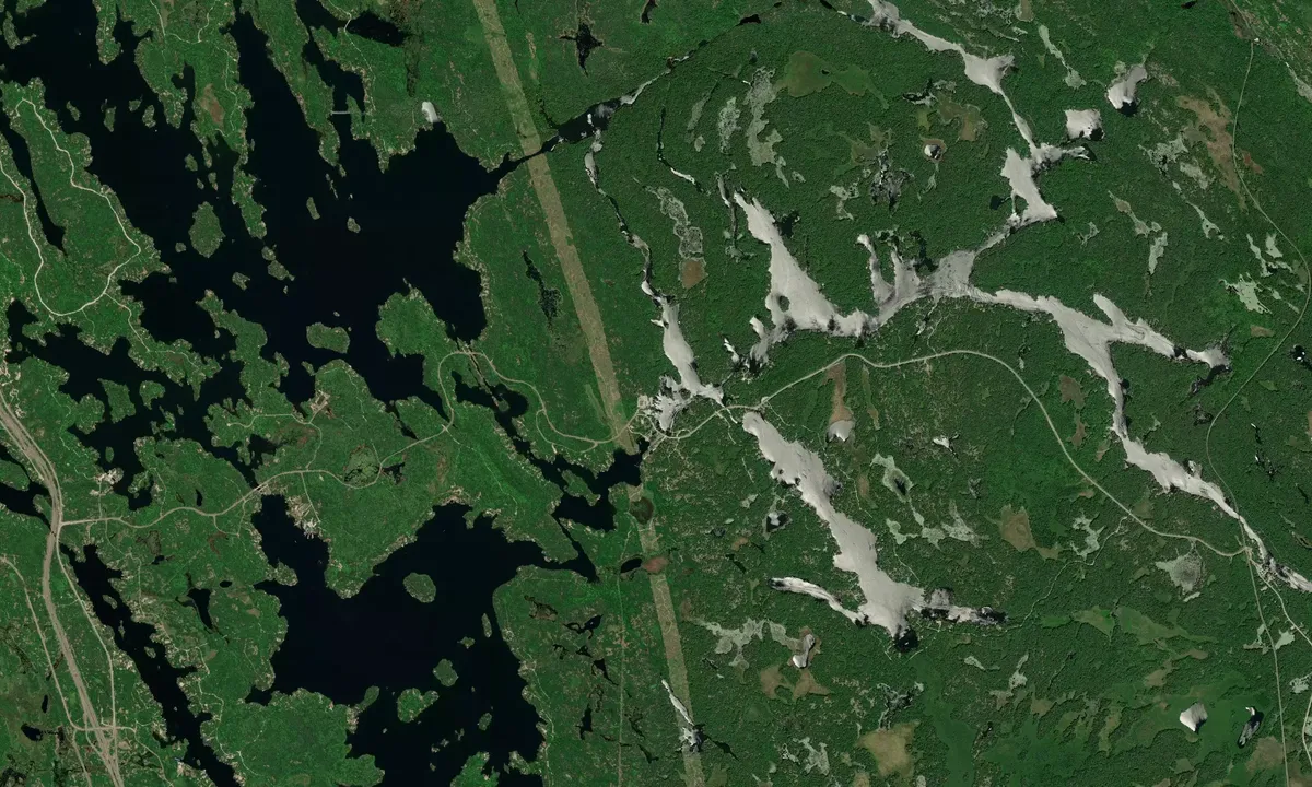 Flyfoto av Big Chute Marina
