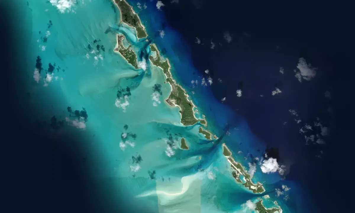 Flyfoto av Big Farmers Cay