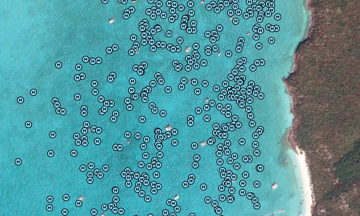 Satelite image of Big Majors Spot
