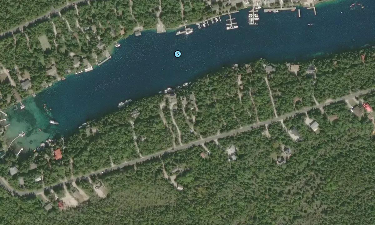 Satelite image of Big Tub Harbour