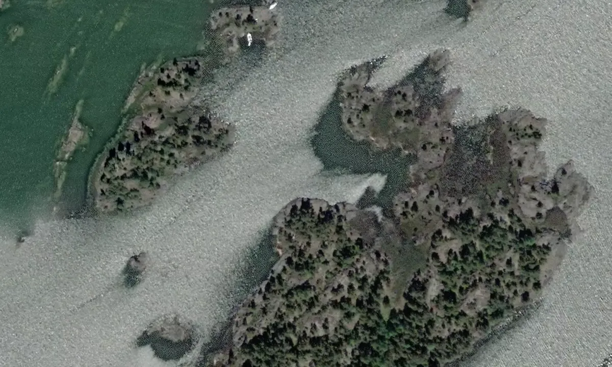 Satelite image of Billingsön - Lidköping