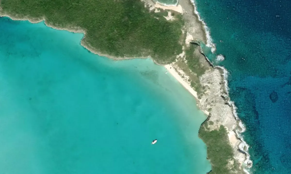 Flyfoto av Bitter Guana Cay