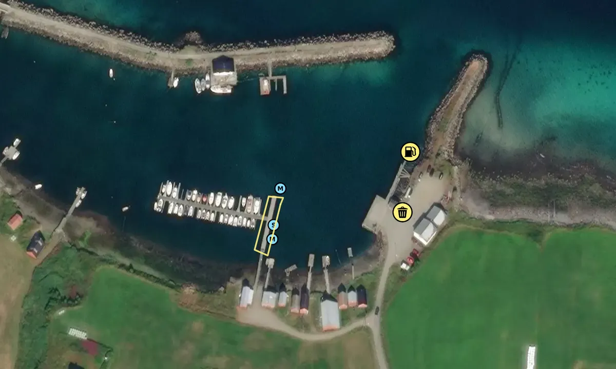 Satelite image of Bjarkøy Havn