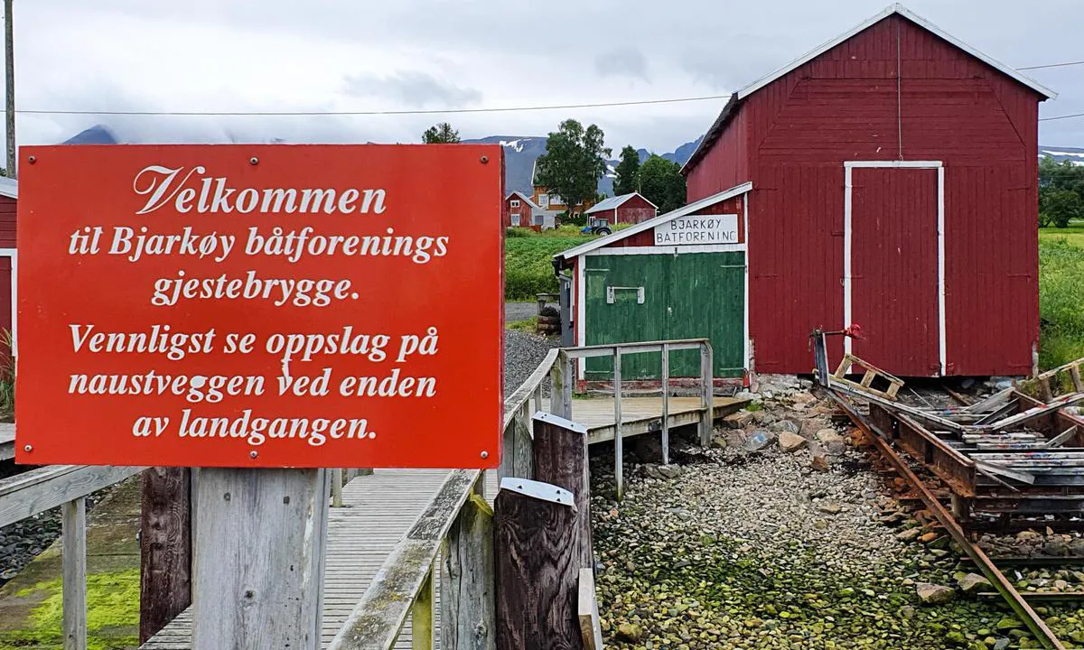 Bjarkøy Havn: Det er dusj i Gammelhamn