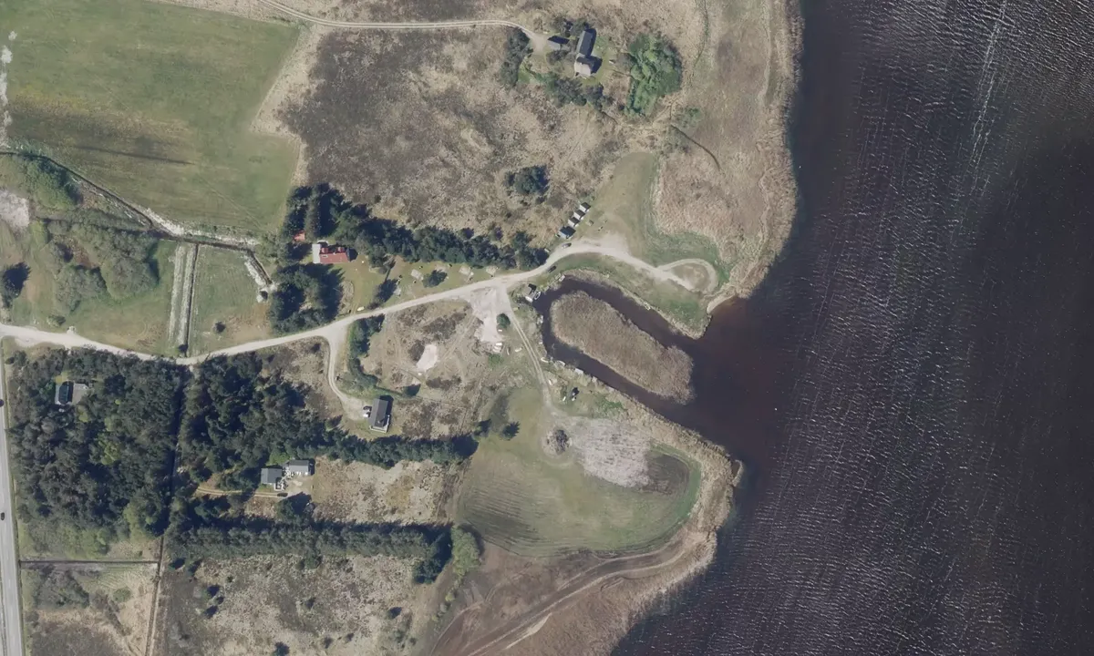 Satelite image of Bjerrregaard Havn