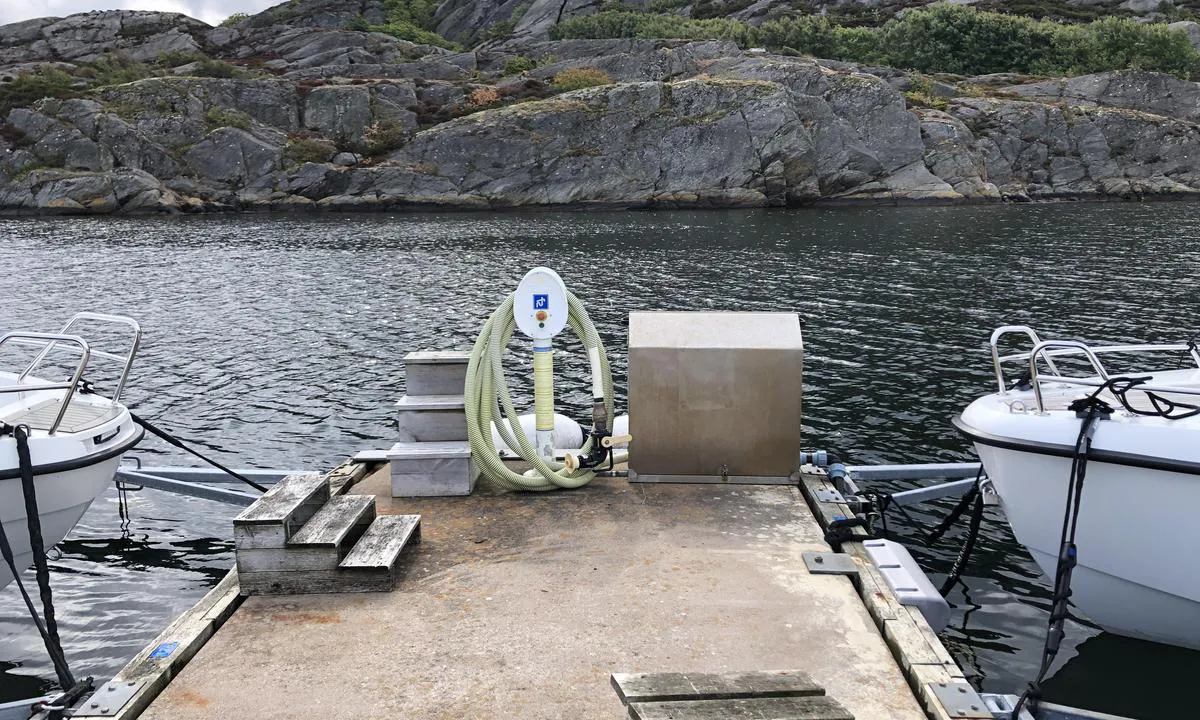 Sewage pump at Björholmens Marina