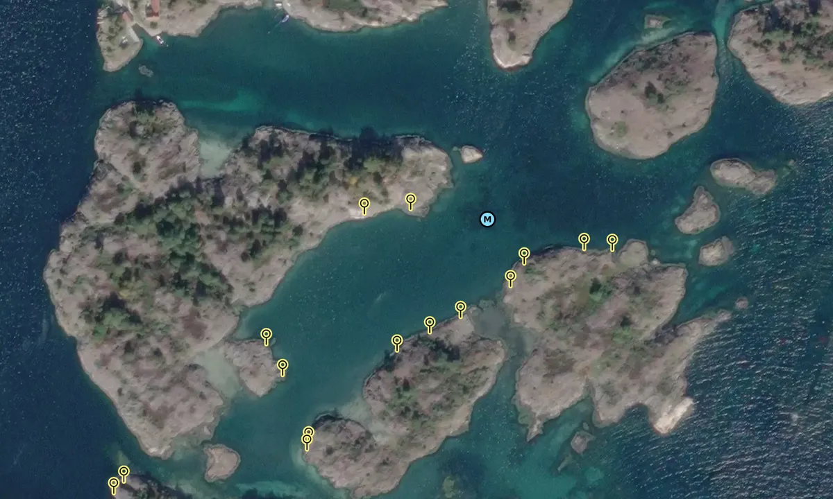 Satelite image of Bjørkøy