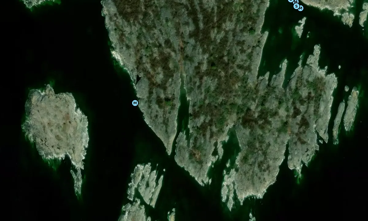 Satelite image of Björkskär - Långhålet