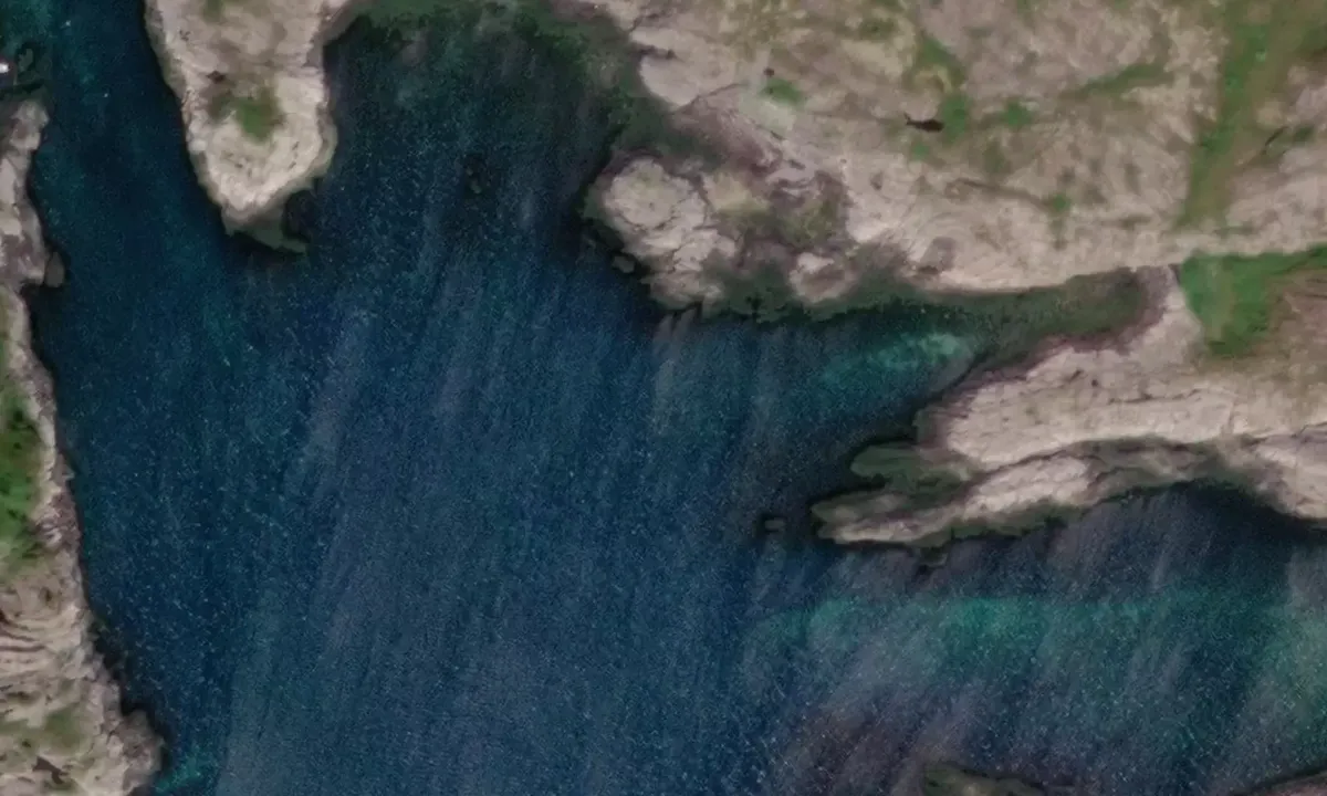 Satelite image of Bjørøya