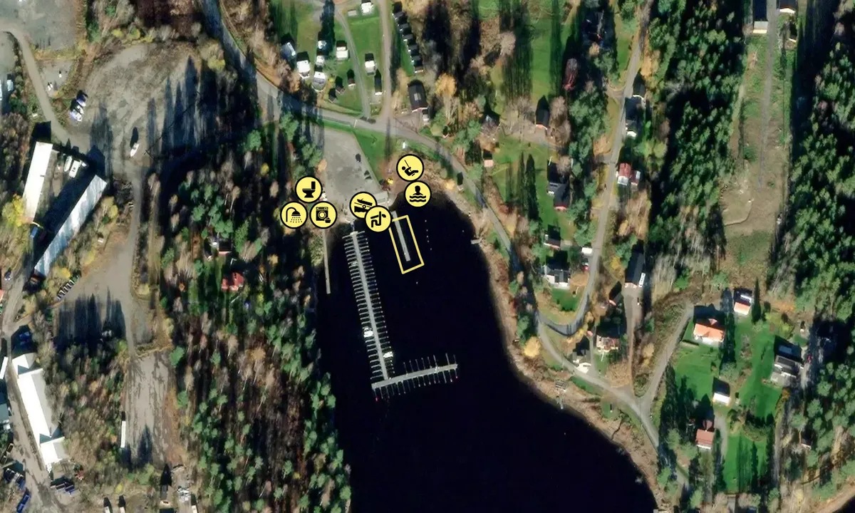 Satelite image of BK Rävarna gjestehavn