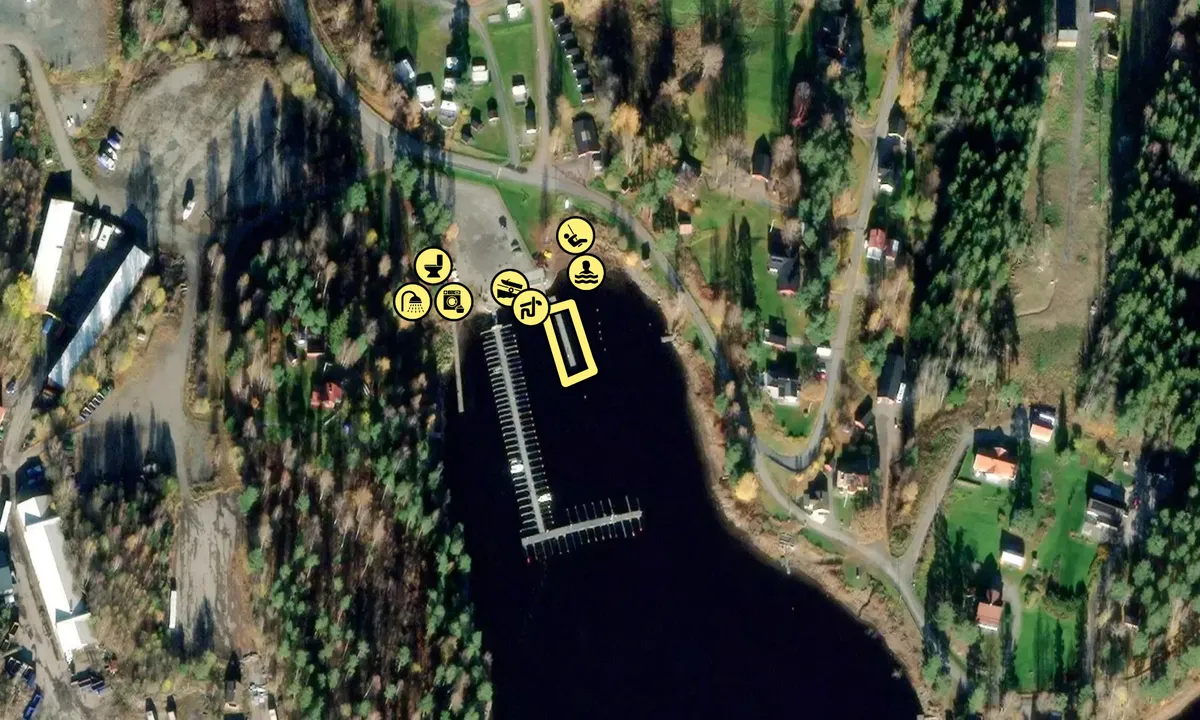 Satelite image of BK Rävarna gjestehavn